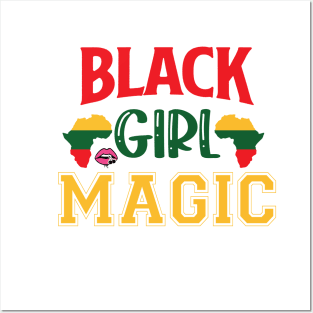 Black girl magic Posters and Art